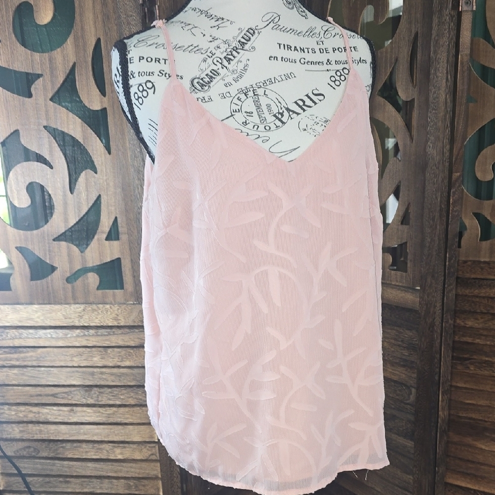 a new day‎ Light Pink Feminine Tank Top
